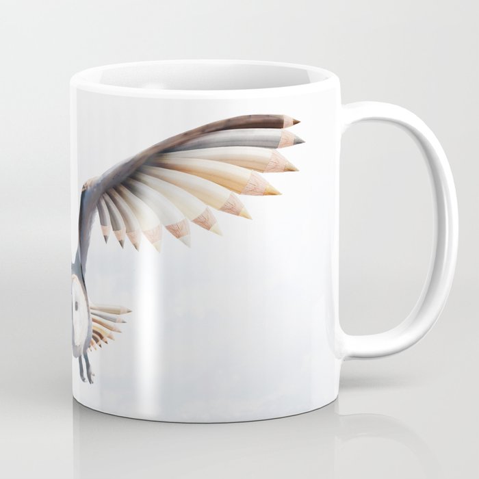 Pencil Owl Coffee Mug
