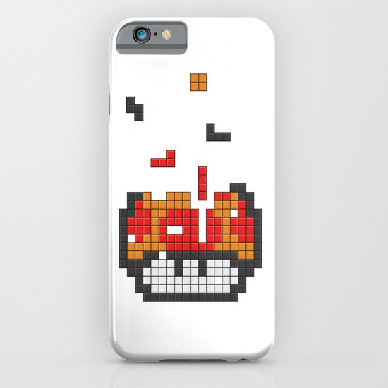Super Mario Mushroom Tetris iPhone & iPod Case