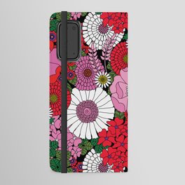 Vintage Florals Geranium Android Wallet Case