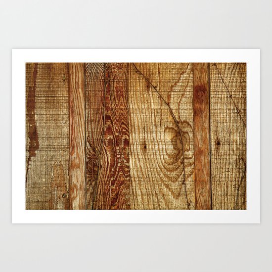Wood Photography Art Print