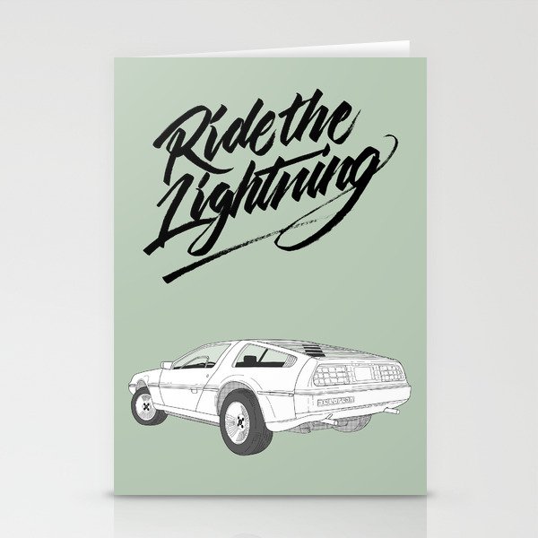 Delorean – Ride The Lightning Stationery Cards