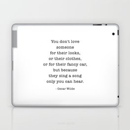 They Sing A Song Only You Can Hear, Oscar Wilde  Laptop Skin