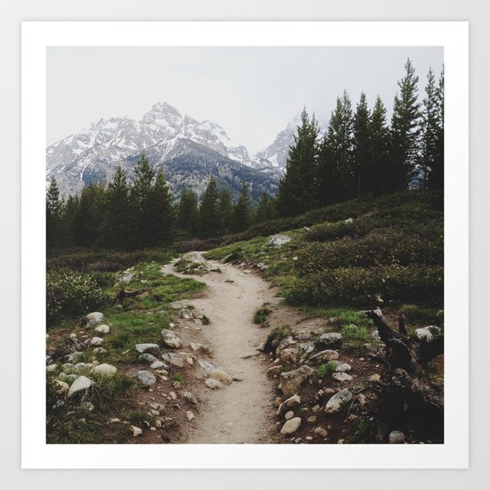 Teton Trail Art Print