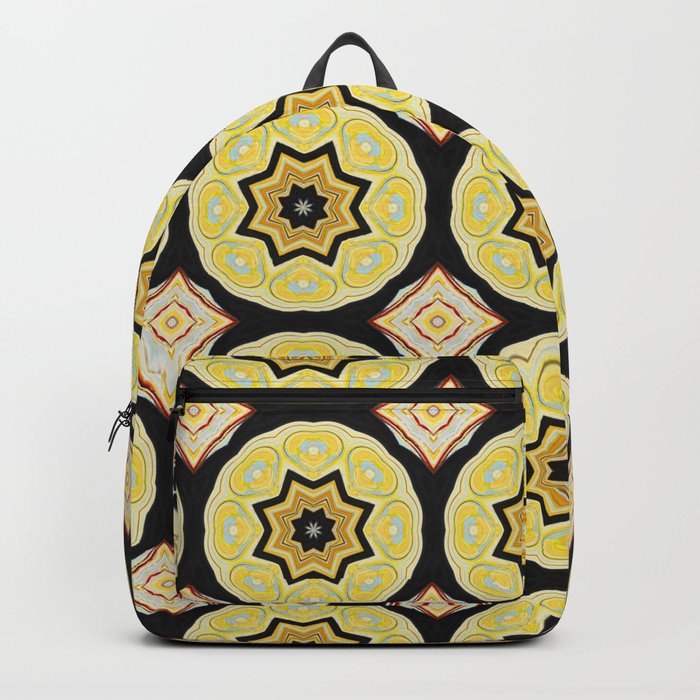 Yellow Star Sun Burst Backpack