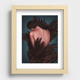 Blackbird Recessed Framed Print