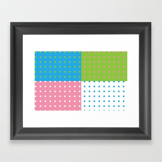 Ditzy Framed Art Print