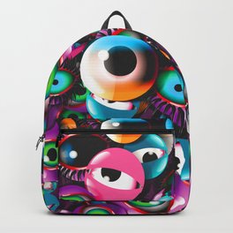 Monster Eyes Party Backpack