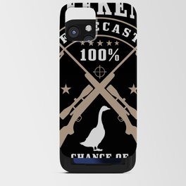 Geese Hunter Gift iPhone Card Case