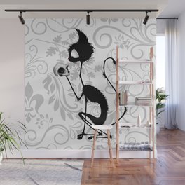 Cat Funny Shakespeare Parody Skinny Character "To Be or not to Be" Wall Mural
