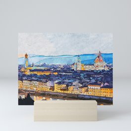 Florence Cityscape Mini Art Print