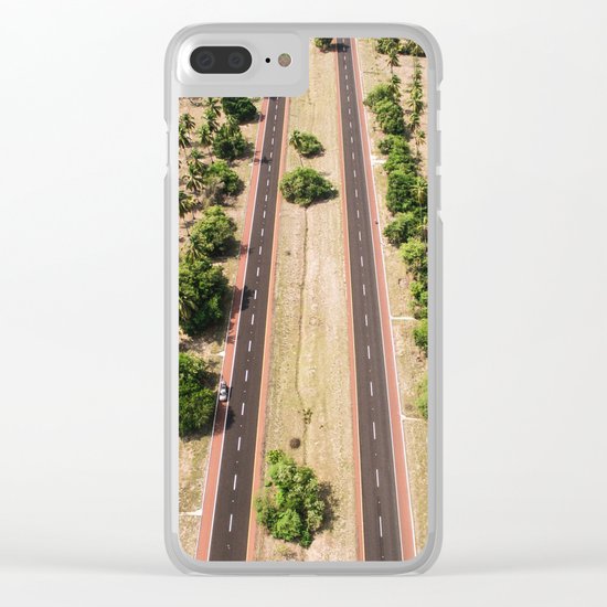Desert Road Clear iPhone Case