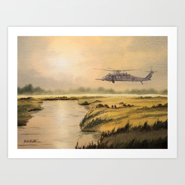 HH-60 Pave Hawk Helicopter Art Print