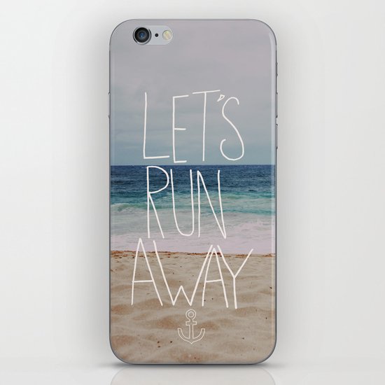 Let's Run Away: Sandy Beach, Hawaii iPhone & iPod Skin