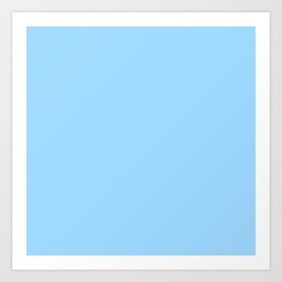 Simply Blue Raspberry Art Print