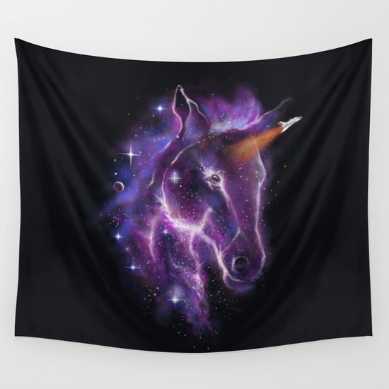 galaxy of the unicorn Wall Tapestry