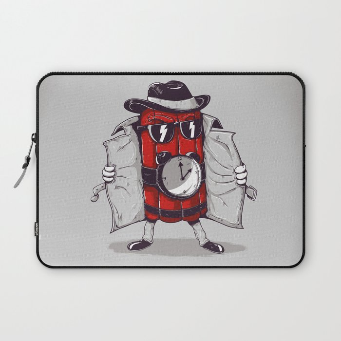 what time is it? it's time to explode Laptop Sleeve