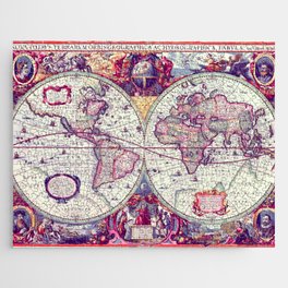 Old Map World Jigsaw Puzzle