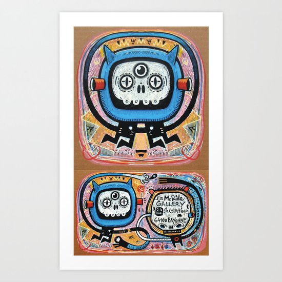 Les mots du chaman Art Print