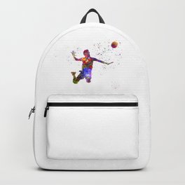 Volleyball player in watercolor Backpack
