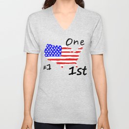 american pride V Neck T Shirt