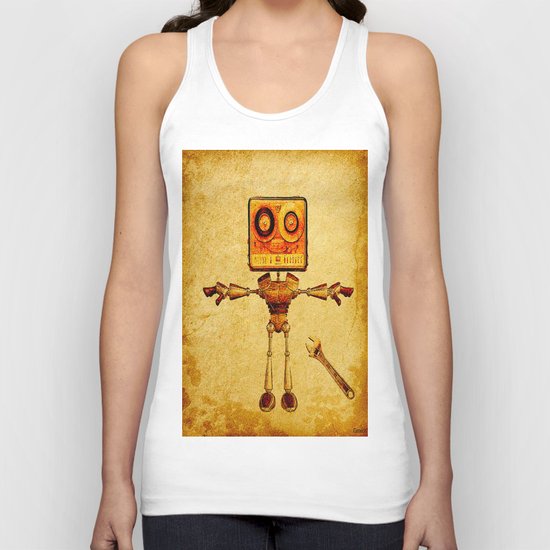 Repair of the robot Unisex Tank Top