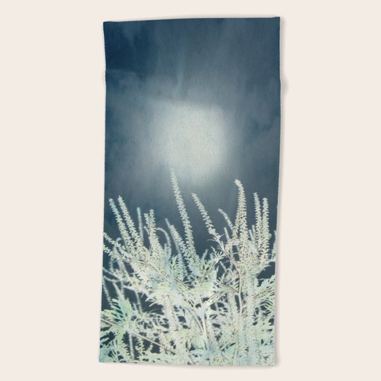 Silver Moon Beach Towel