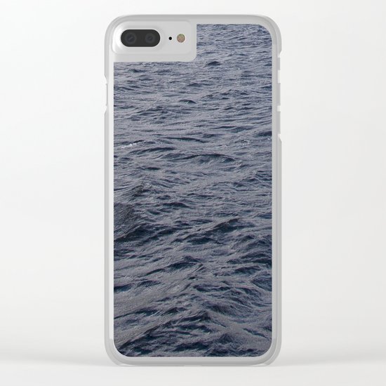 Wild waves in Loch Ness Clear iPhone Case