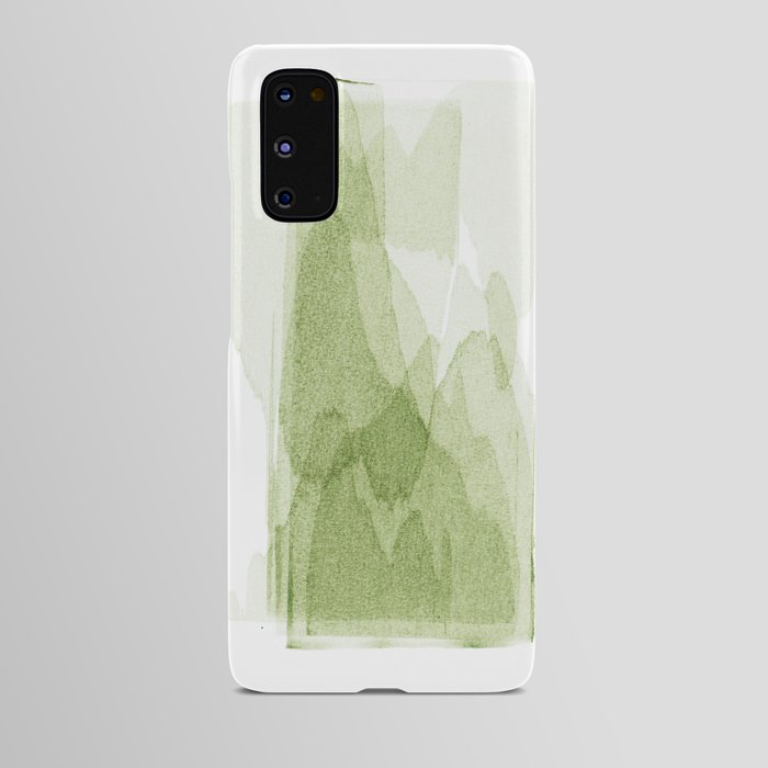 transparent 3 - green Android Case