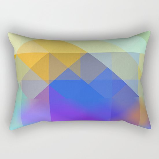 Yellow Mountains Rectangular Pillow