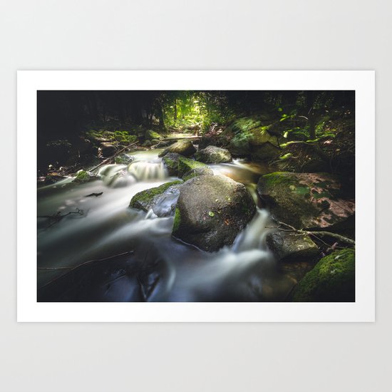 Even in darkness there´s light Art Print