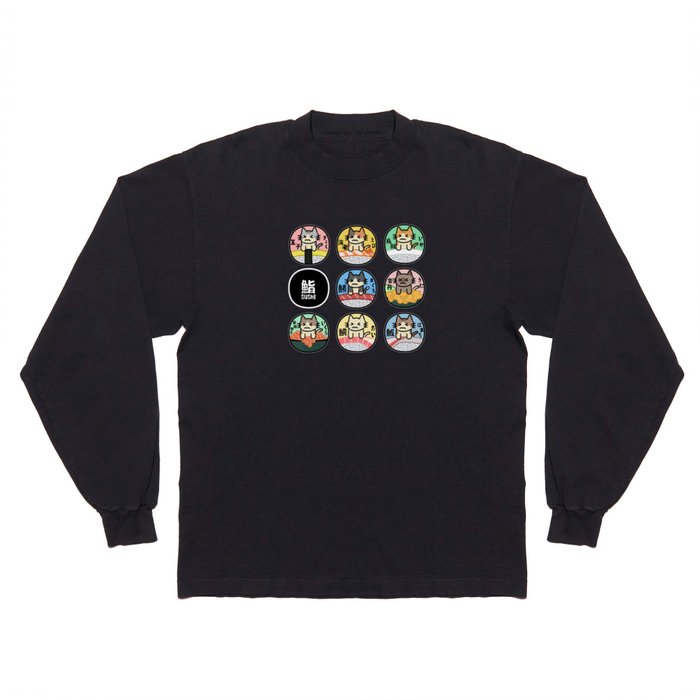 SUSHI NEKO Long Sleeve T Shirt