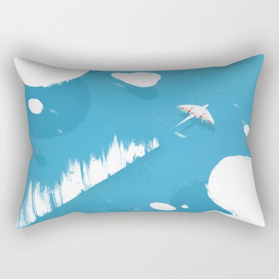 sea skimmer Rectangular Pillow