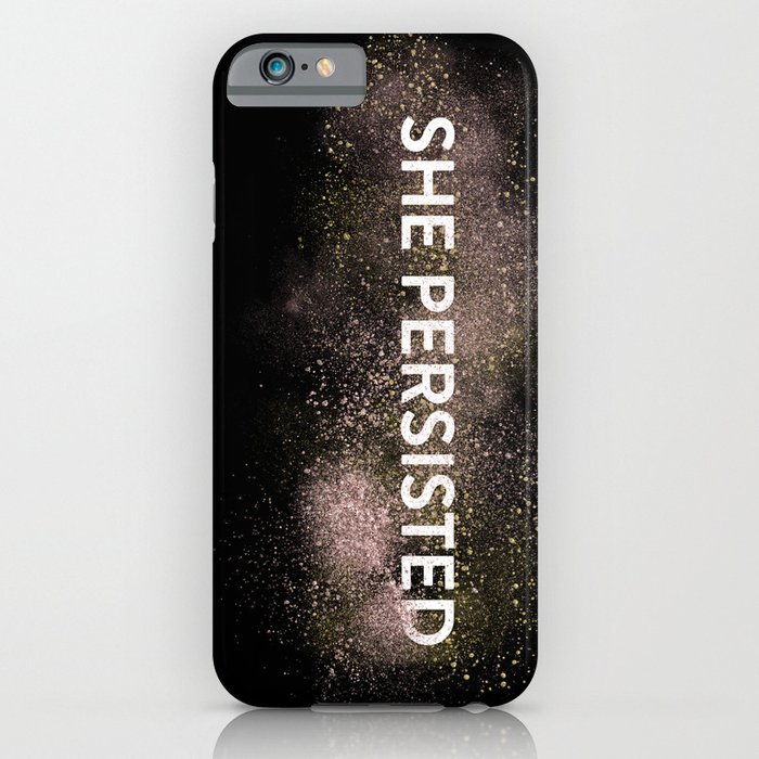 She Persisted - Gold Dust iPhone Case
