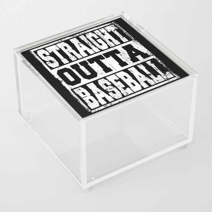 Baseball Saying Funny Acrylic Box