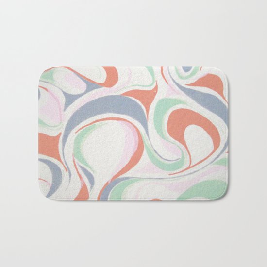 Abstract print design Bath Mat