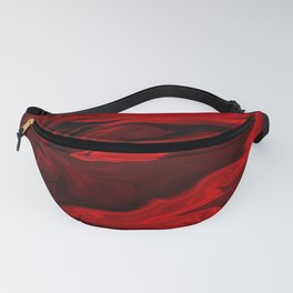 Blood Red Marble Fanny Pack