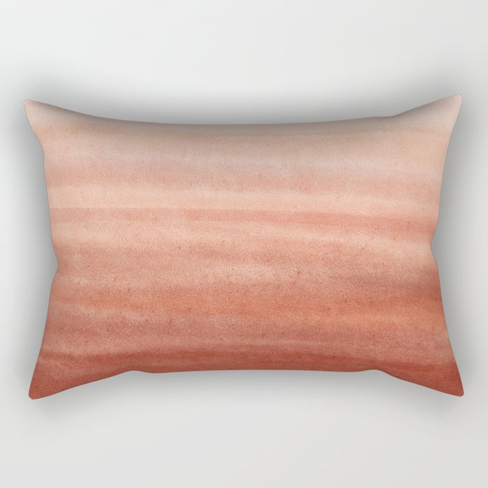 Earth breeze_terra Sun dried clay vibes Rectangular Pillow