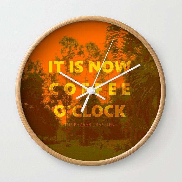 Coffee O'Clock Wall Clock