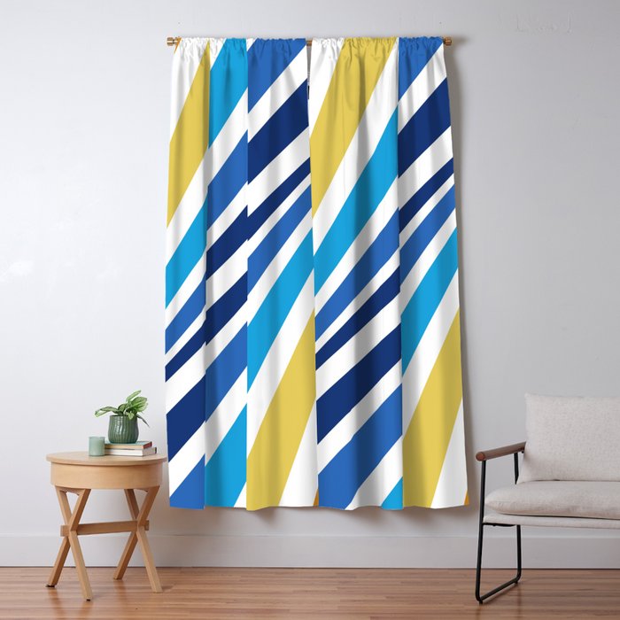 Retro Light Rays 01 Blackout Curtain by JumperCat Society6