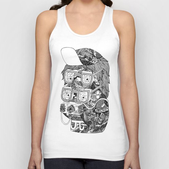 hipster Unisex Tank Top