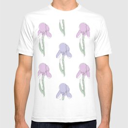 Iris Flowers T Shirt