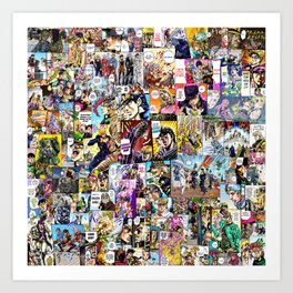 Jjba Art Prints For Any Decor Style Society6