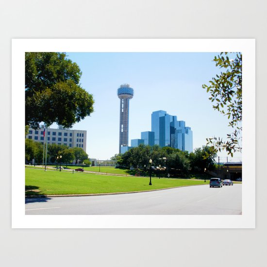 Reunion Tower, Dallas Art Print