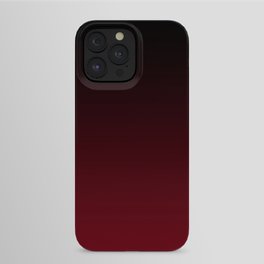 Dark Burgundy ombre iPhone Case