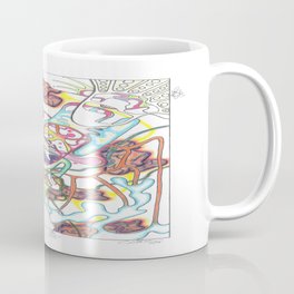 Kuiper’s Meteorite Belt Coffee Mug | Abstract, Graphic Design, Pop Surrealism, Illustration 