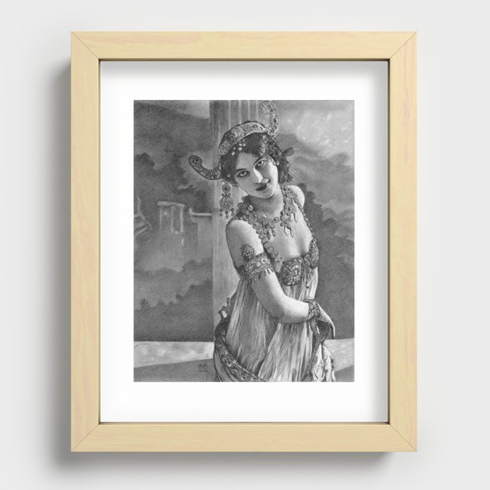Mata Hari Recessed Framed Print