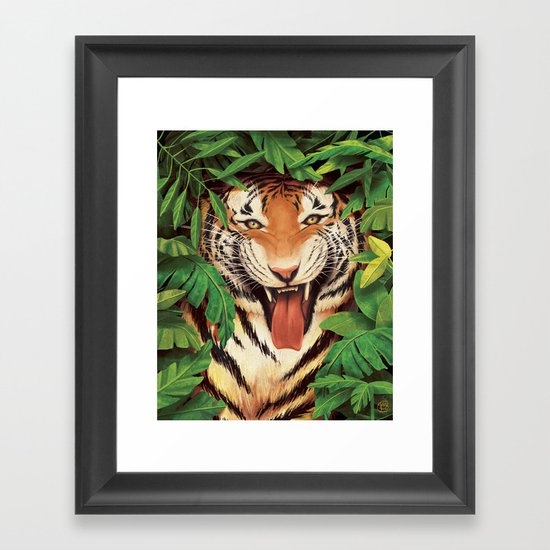 Guardian of the Jungle Framed Art Print