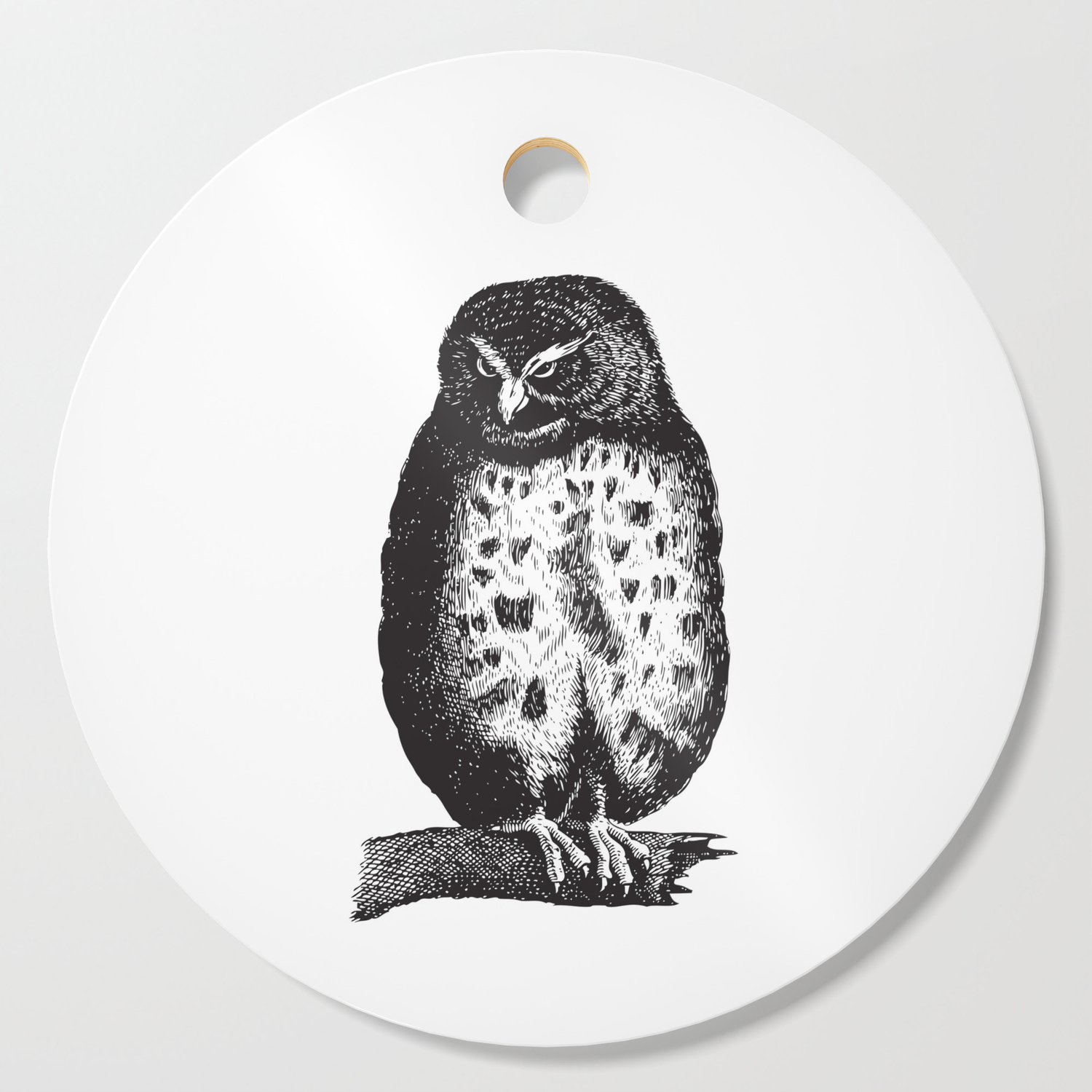Fluffy Owl Cutting Board By Shadowisper Society6