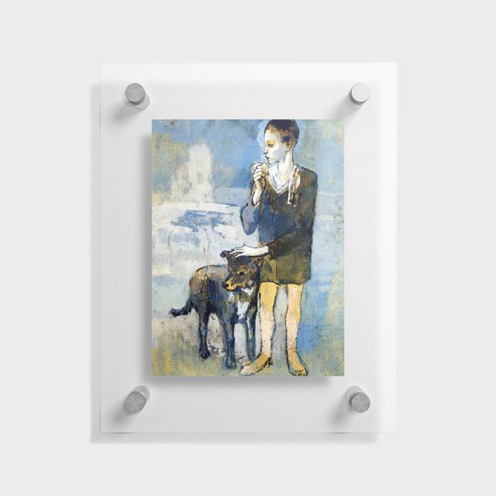 Boy with a Dog by Pablo Picasso 1905 Floating Acrylic Print