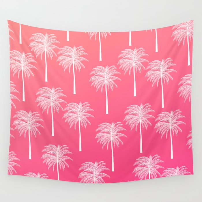Pink hotsell palm tapestry